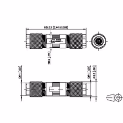 BTR NETCOM 130863-02-E connecteur de fils Acier inoxydable