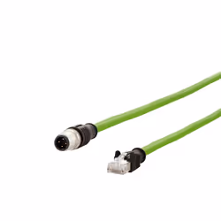 METZ CONNECT 142M4D15010, 1 m, Cat5e, S/UTP (STP), RJ-45, M12