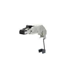 METZ CONNECT 130E405042-E connecteur de fils RJ-45 Noir, Argent