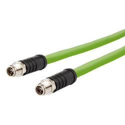 METZ CONNECT 142M6X11020 câble de capteur et d'actionneur 2 m M12 Vert
