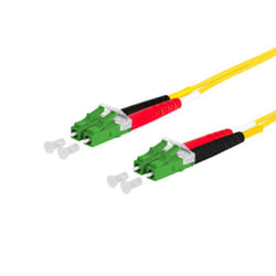 METZ CONNECT 151P1JAJA50E câble de fibre optique 5 m LCD LC/APC OS2 Jaune