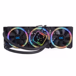 Alphacool Eisbaer Aurora LT360, Refroidisseur de liquide tout-en-un, 104,49 m³/h, Noir