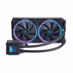 Alphacool 11729, Refroidisseur de liquide tout-en-un, 14 cm, 71 m³/h, Noir