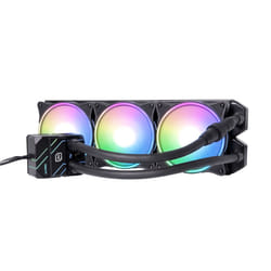 Alphacool Eisbaer Pro Aurora 360 Processeur Refroidisseur de liquide tout-en-un 12 cm Noir, Blanc 1 pièce(s)