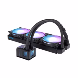 Alphacool Eisbaer Pro Aurora 360 Processeur Refroidisseur de liquide tout-en-un 12 cm Noir, Blanc 1 pièce(s)