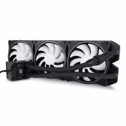 Alphacool Pro Aurora 420 CPU AIO Processeur Kit de refroidissement du liquide 14 cm Noir, Blanc