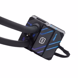Alphacool Pro Aurora 420 CPU AIO Processeur Kit de refroidissement du liquide 14 cm Noir, Blanc - Vue supplémentaire 6
