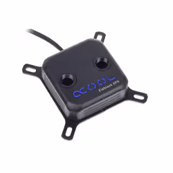 Alphacool 12565, Bloc d'eau, Acétal, Aluminium, Laiton, Noir, LGA 1150 (Emplacement H3), LGA 1151 (Emplacement H4), LGA 1155  ...