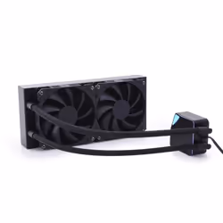 Alphacool T38, Kit de refroidissement du liquide, 24 cm, 2500 tr/min, 62,8 cfm, Noir