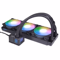 Alphacool 13074 système de refroidissement d’ordinateur Processeur Refroidisseur de liquide tout-en-un 12 cm Noir 1 pièce(s)