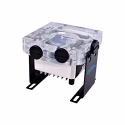 Alphacool 13197, Pompe, Aluminium, Laiton, Charbon, Acier inoxydable, Noir, Transparent, Blanc, 61 mm, 21 mm, 89 mm