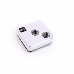 Alphacool 13445, Bloc d'eau, Laiton, Cuivre, Blanc, 1/4", 60 °C, 0,8 bar