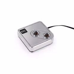 Alphacool 13447, Bloc d'eau, Laiton, Cuivre, Argent, Emplacement AM4, Emplacement AM5, LGA 1700, 3-Pin JST, 1/4"