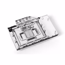 Alphacool 13456, Refroidisseur par eau + plaque arrière, Acrylique, Aluminium, Noir, Argent, Transparent, 1/4", 3 broches, Ca ...