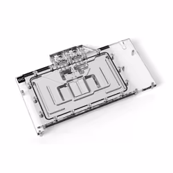 Alphacool Eisblock Aurora, Refroidisseur par eau + plaque arrière, Acrylique, Aluminium, Cuivre, Transparent, 3-Pin JST, 1/4" ...