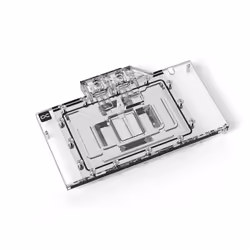 Alphacool 13549, Refroidisseur par eau + plaque arrière, Acrylique, Aluminium, Noir, Argent, Transparent, 1/4", 3 broches, Ca ...