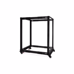 Alphacool 13737, Châssis de rack, Noir, Acier, 600 kg, 18U, Ouvert