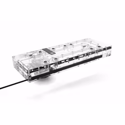 Alphacool Core Distro Plate O11 Dynamic Evo/XL, Bloc d'eau, Acrylique, Transparent, 1/4", 60 °C, 0,8 bar