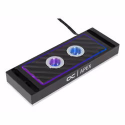 Alphacool 14000, Bloc d'eau, Aluminium, Nickel, Plastique, Noir, 1/4", 60 °C, 8 bar