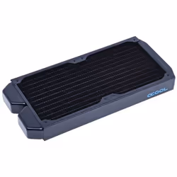 Alphacool 35265, Radiateur, Laiton, Cuivre, Acier inoxydable, Noir, 278 mm, 124 mm, 30 mm