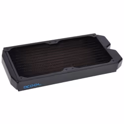 Alphacool 14248, Bloc radiateur, Laiton, Cuivre, Acier, Noir, 1/4", 2 ventilateur(s), 12 cm