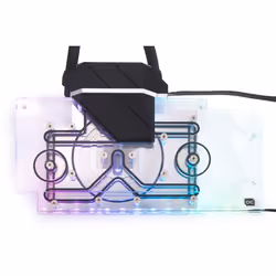 Alphacool Eiswolf 2 AIO Carte graphique Refroidisseur de liquide tout-en-un 12 cm Noir, Transparent 1 pièce(s)