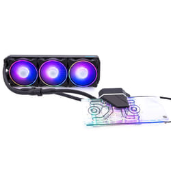 Alphacool Eiswolf 2 AIO Carte graphique Refroidisseur de liquide tout-en-un Noir, Transparent