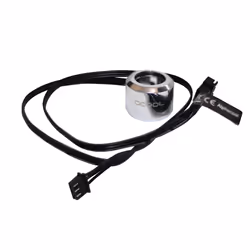 Alphacool 15366, Noir, Chrome, 3 broches, 16 mm, 2,5 cm, Liquide