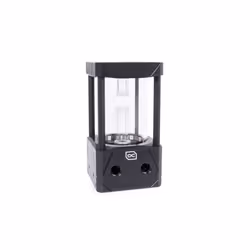Alphacool Aurora D5, Réservoir, Acétal, Aluminium, Verre, Noir, Transparent, 77 mm, 77 mm, 242 mm