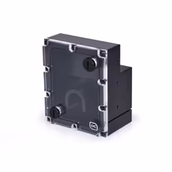 Alphacool 15392, Réservoir, Acétal, Acrylique, Noir, 1/4", 0,8 bar, 101,2 mm