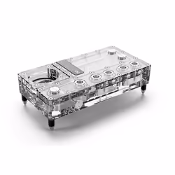 Alphacool Core Distro Plate, Réservoir, Acrylique, Transparent, 3-Pin JST + 3-Pin 5V, 1/4", 3 broches