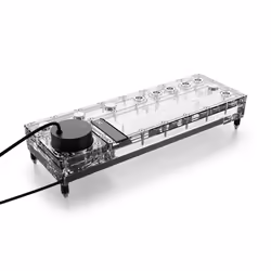 Alphacool Core Distro Plate, Pompe et réservoir, Acrylique, Aluminium, Vitrocéramique, Synthétique, Noir, Transparent, 3-Pin  ...