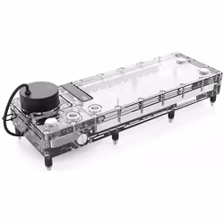 Alphacool 15488, Pompe et réservoir, Acrylique, Aluminium, Vitrocéramique, Synthétique, Noir, Transparent, 1/4", 60 °C, 0,8 b ...