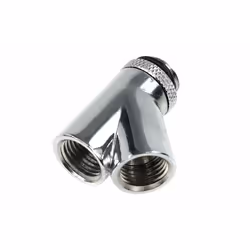 Alphacool 17062, Raccord, Laiton, Chrome, 1/4", 45°, Mâle