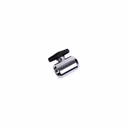 Alphacool 17141, Noir, Chrome, 1/4", Mâle, 36 mm, 35,4 mm, 22,7 mm