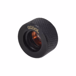 Alphacool 8747237, Laiton, Noir, 1/4", Mâle/Femelle, 22 mm, 22 mm