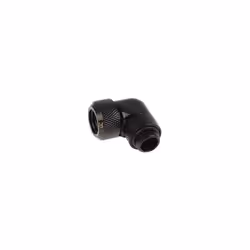 Alphacool 17393, Raccord, Laiton, Noir, 1/4", 90°, 21 mm