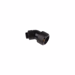 Alphacool 17409, Raccord, Laiton, Noir, 1/4", 45°, 23 mm