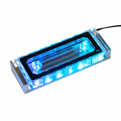 Alphacool 17467, Bloc d'eau, Acrylique, Transparent, 128 mm, 45 mm, 19 mm