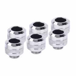 Alphacool 17474, Kit d'adaptation, Laiton, Chrome, 1/4", 20 mm, 2,2 cm