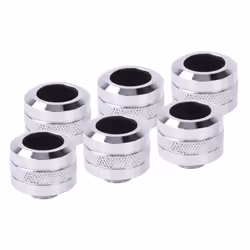 Alphacool 17476, Kit d'adaptation, Laiton, Chrome, 1/4", 23 mm, 2,6 cm
