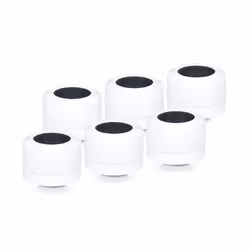 Alphacool 17484, Raccords, Laiton, Blanc, 1/4", Femelle, Mâle
