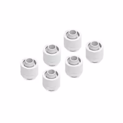 Alphacool 17625, Raccords, Laiton, Blanc, 1/4", 27 mm, 2,2 cm