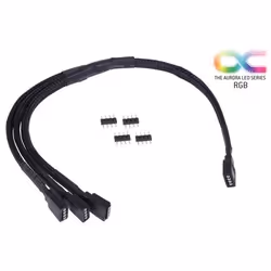 Alphacool 18538 pièce et accessoire pour systèmes de refroidissement d'ordinateurs Câble de diviseur RGB
