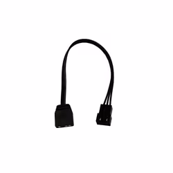 Alphacool 18604, 0,15 m, 3 broches, Molex (3-pin), Droit, Droit, Noir