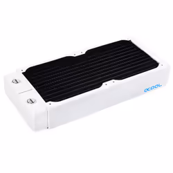Alphacool 18647, Radiateur, Cuivre, Acier, Noir, Blanc, 1/4", 60 °C, 0,8 bar