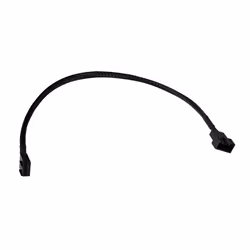 Alphacool 18674, Cable extension, Plastique, Noir, 4-pin + 4-pin, 300 mm, 1 pièce(s)
