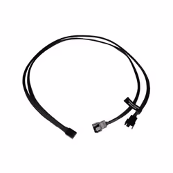 Alphacool 18678, Câble de diviseur RGB, Plastique, Noir, 4 broches, 600 mm, 1 pièce(s)