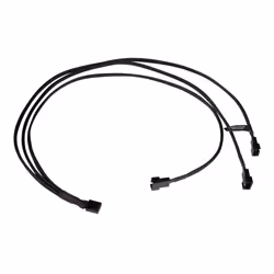 Alphacool 18681, Câble de diviseur RGB, Plastique, Noir, 3 broches, 600 mm, 1 pièce(s)