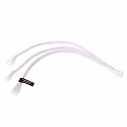 Alphacool 18726, Câble de diviseur RGB, Plastique, Blanc, 4 broches, 300 mm, 1 pièce(s)